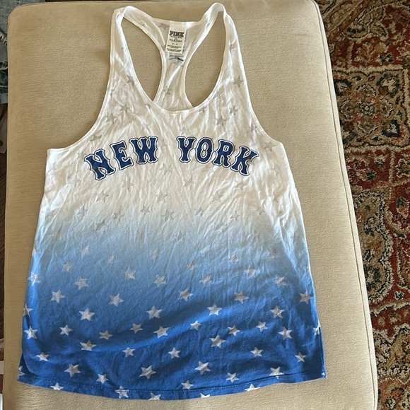 PINK NY METS TANK TOP - Picture 1 of 3